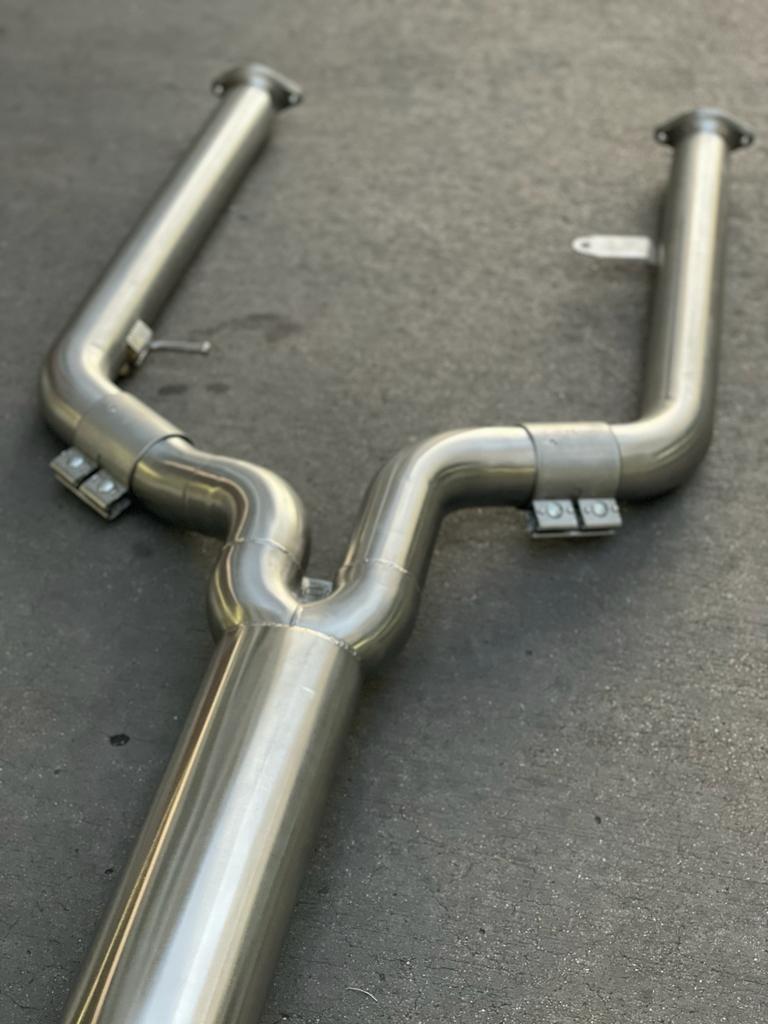 MODE Design Performance Equal Length Single Mid Pipe for BMW M3 G80 G81 M4 G82 G83 S58