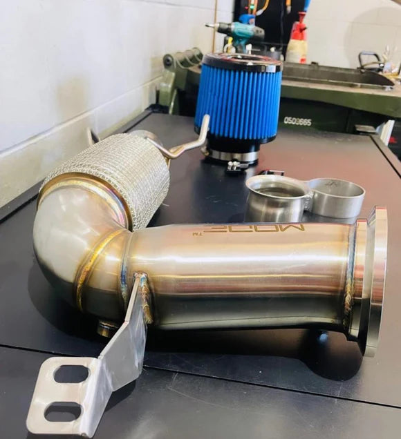 MODE Design 200cpsi Catted Downpipe for MINI Cooper S / JCW F55 F56 F57 B48