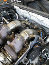 MODE Design Decatted 3.5" Downpipes E63s AMG Mercedes Benz W213 Sedan Coupe Wagon