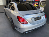 MODE Design Decatted 3.5" Downpipes C63s AMG Mercedes Benz W205 Sedan Coupe Wagon