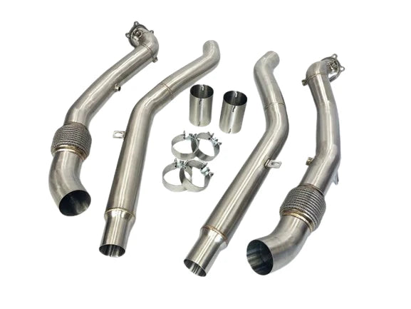 MODE Design Decatted Downpipes & Front Pipes for Audi S6 RS6 S7 RS7 C7 4G