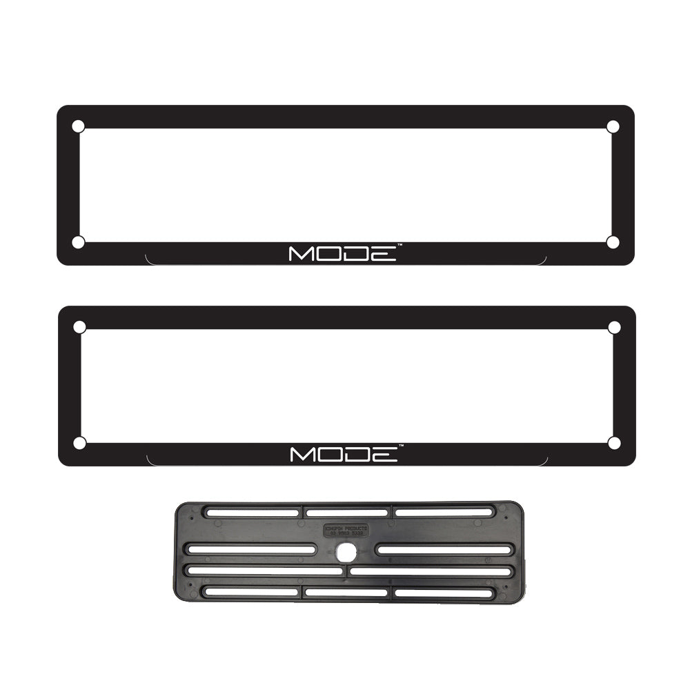 MODE Auto Concepts™ License Number Plate Cover & Backing Plate Set