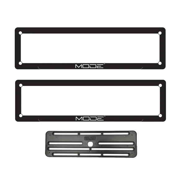 MODE Design License Number Plate Cover & Backing Plate Set