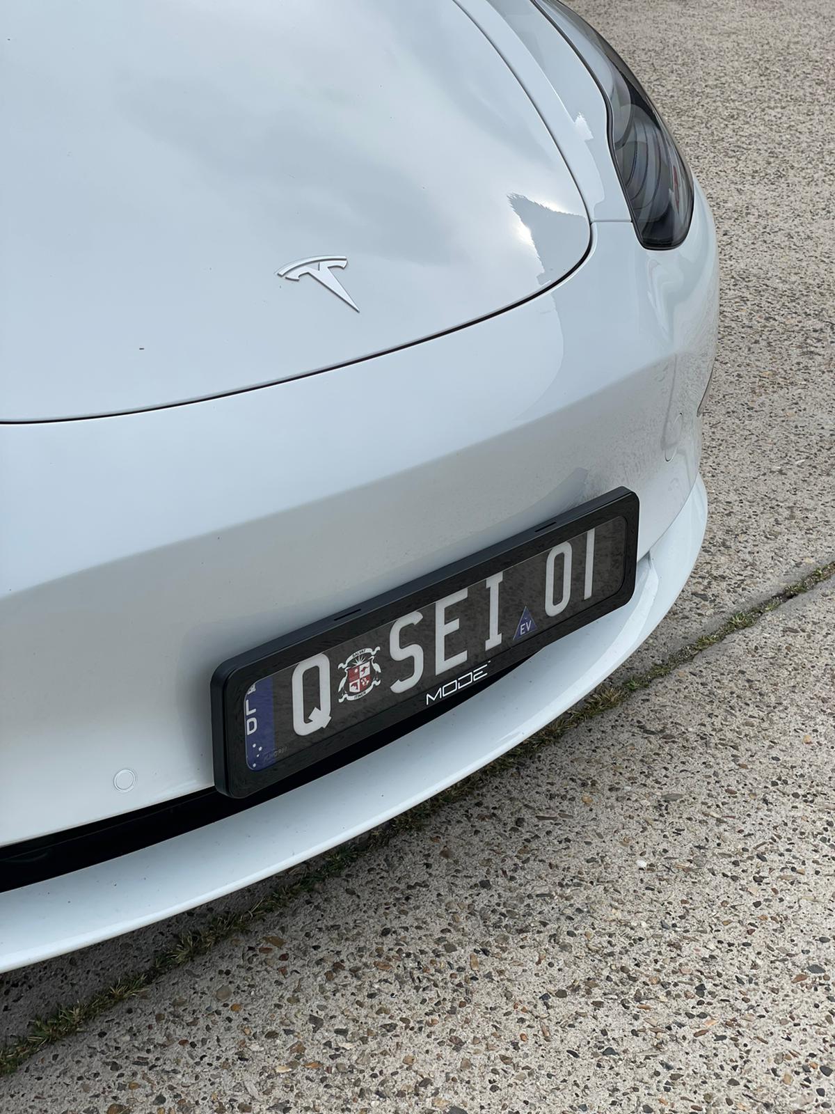 MODE Auto Concepts™ License Number Plate Cover & Backing Plate Set
