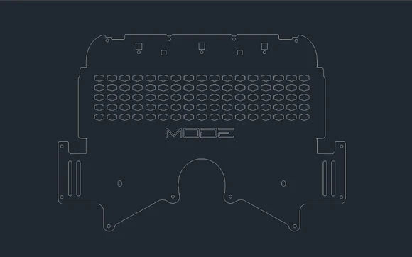 MODE Design Oil Cooler Skid Plate Guard Kit for BMW M3 F80 M4 F82 F83 & M2 F87 (inc. Competition)