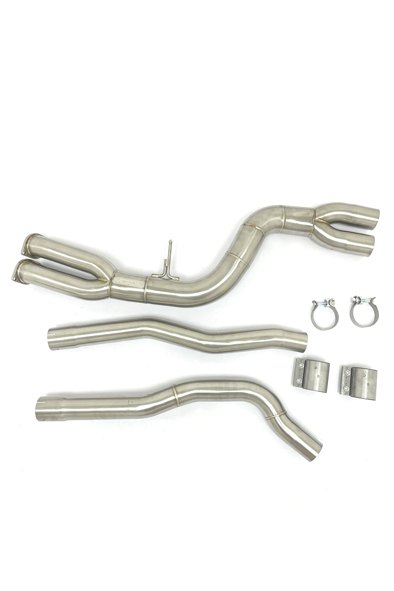 MODE Design Performance 3.5" Big Single Mid Pipe V2 for BMW M2 F87 Competition S55