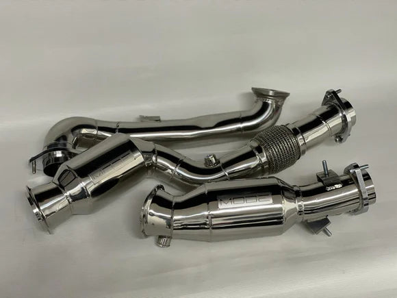 MODE Design 200cpsi & 400cpsi Catted Downpipe S58 BMW M2 G87 M3 G80 G81 M4 G82 G83