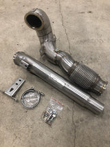 MODE Design Decatted 3.5" Downpipe MQB FWD VW Golf MK7 MK7.5 GTI GLI & Audi A3 8V 1.8T / 2.0T