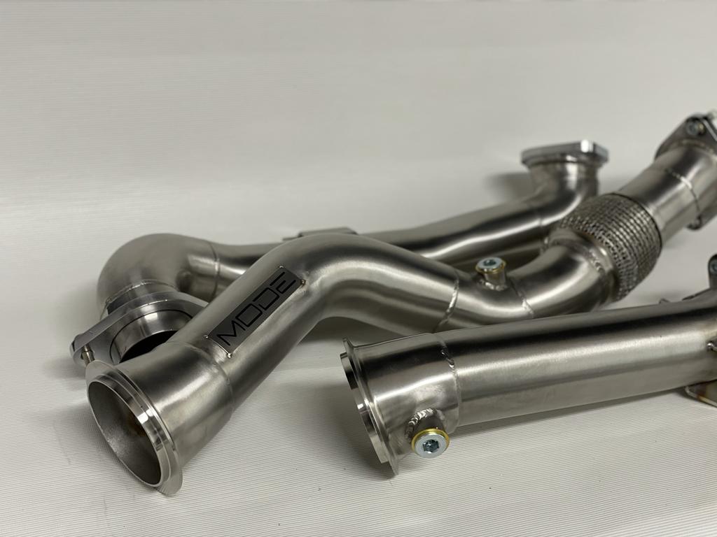 MODE Design Decatted Downpipe S58 BMW M2 G87 M3 G80 M4 G82 (inc. OPF)