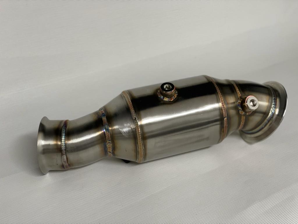 MODE Design 200cpsi Catted Downpipe w. Heatshield N55 EWG BMW M135i F20 M235i F22 335i F30 435i F32 & M2 F87