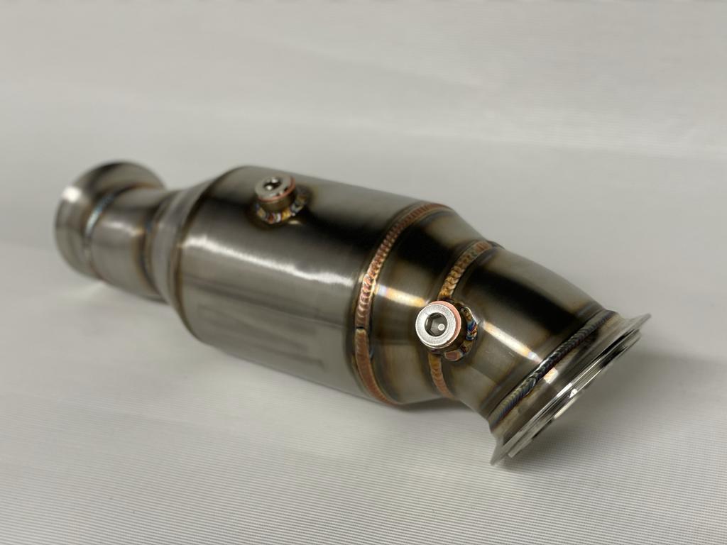 MODE Design 200cpsi Catted Downpipe w. Heatshield N55 EWG BMW M135i F20 M235i F22 335i F30 435i F32 & M2 F87