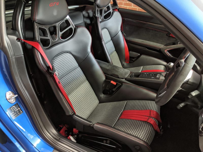 MODE Design LWB Seat Inserts for Porsche 911 991 GT2 GT2RS GT3 GT3RS & 981 718 Cayman GT4 GT4 RS