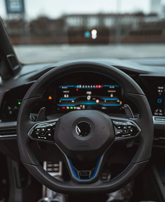 MODE Design Magnetic GT3 Style Carbon Fiber Full Replacement Paddle Shifters (OEM Fit) for VW Golf MK8 GTI & R-Line Mode