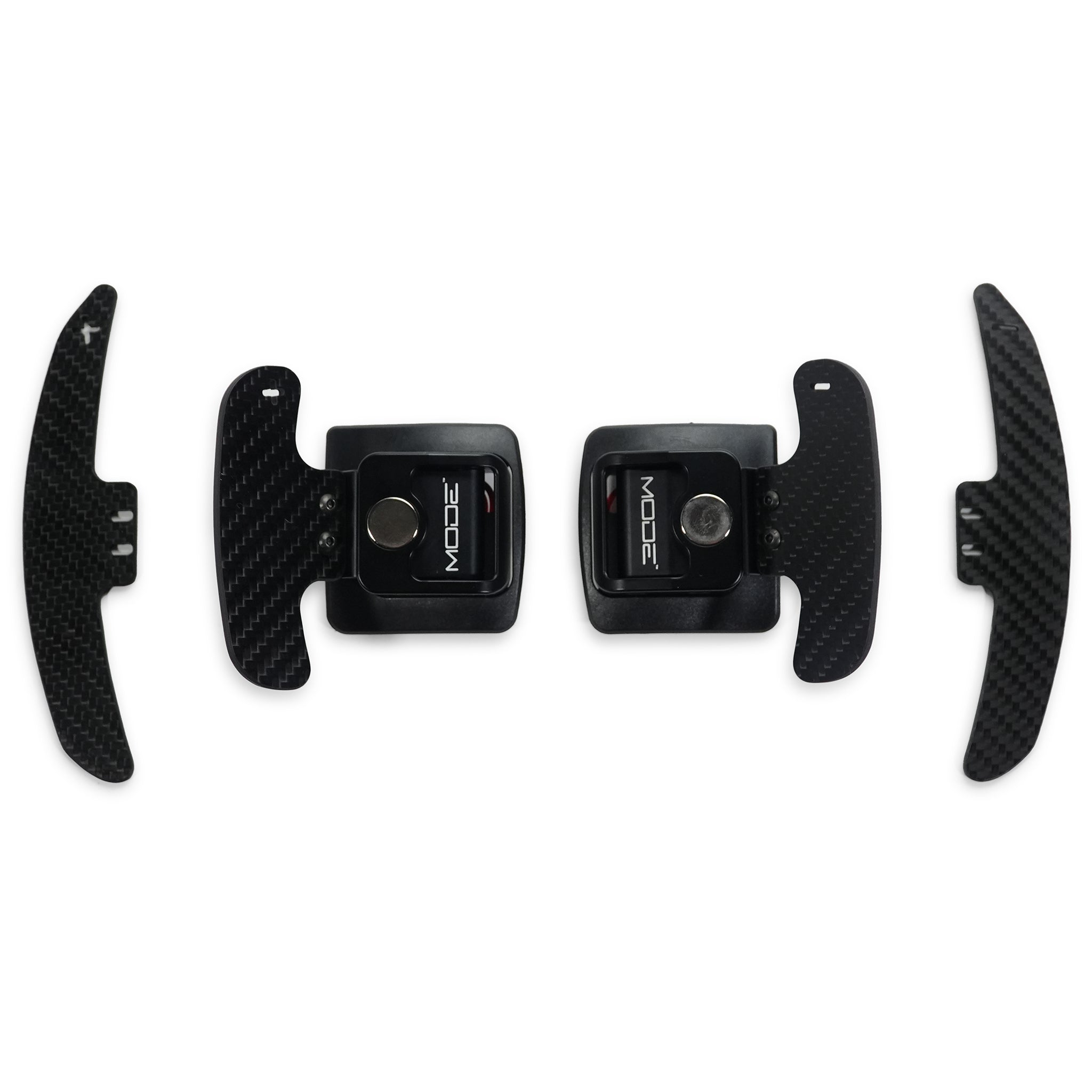 MODE Design Magnetic GT3 Style Carbon Fiber Full Replacement Paddle Shifters (OEM Fit) for BMW E-Series 1 & 3 Series 135