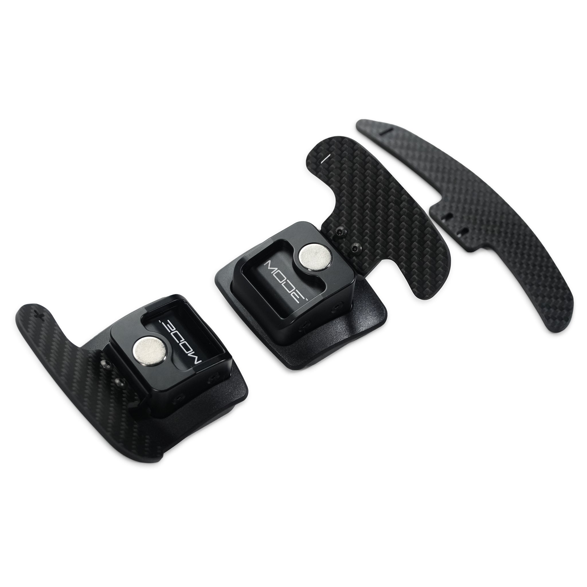 MODE Design Magnetic GT3 Style Carbon Fiber Full Replacement Paddle Shifters (OEM Fit) for BMW E-Series 1 & 3 Series 135