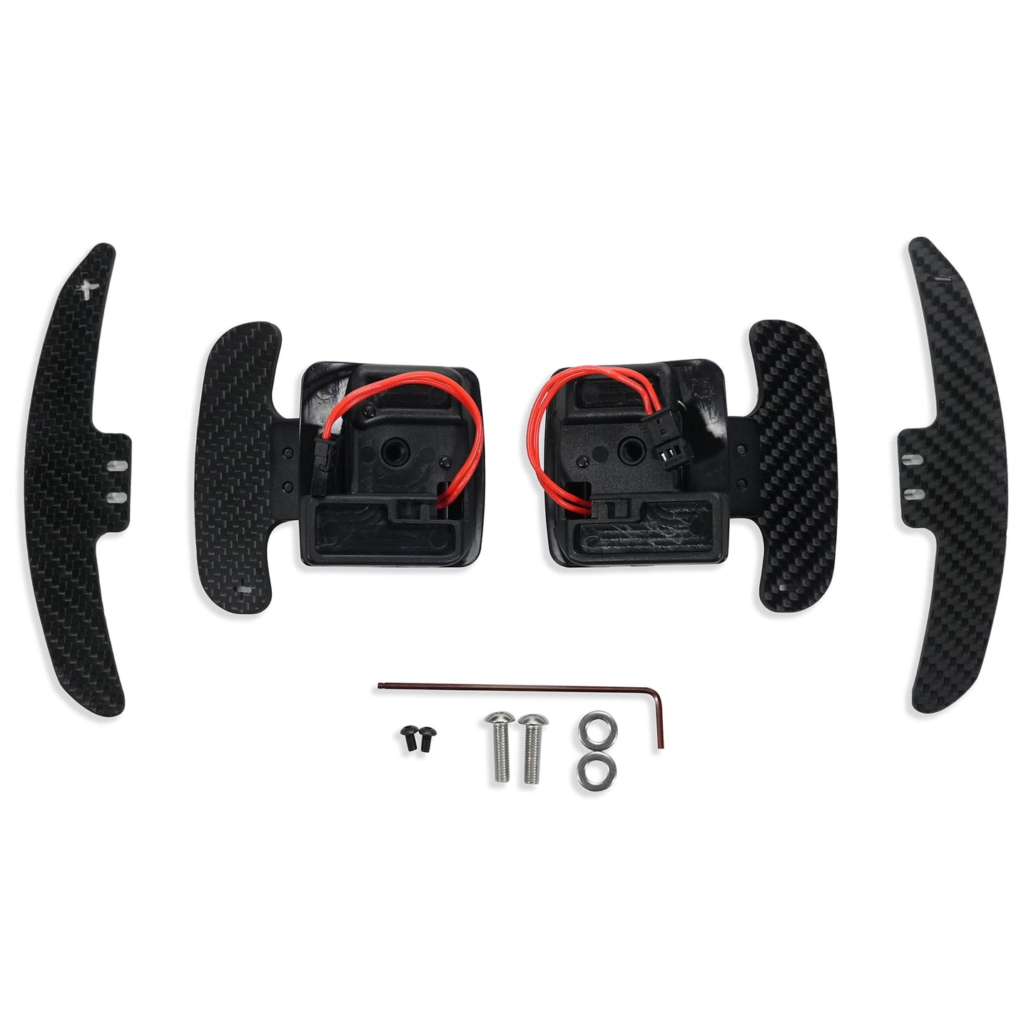 MODE Design Magnetic GT3 Style Carbon Fiber Full Replacement Paddle Shifters (OEM Fit) for BMW E-Series 1 & 3 Series 135