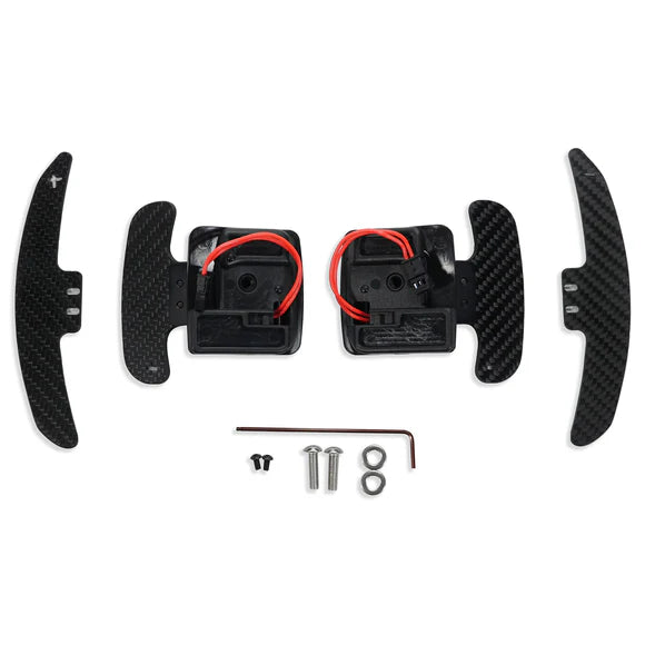 MODE Design Magnetic GT3 Style Carbon Fiber Full Replacement Paddle Shifters (OEM Fit) for BMW E-Series 1 & 3 Series 135i E82 E88 335i E90 E91 E92 E93 LCI