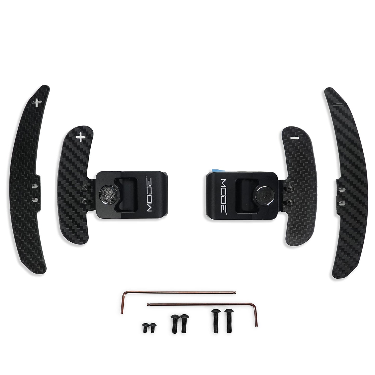 MODE Design Magnetic GT3 Style Carbon Fiber Full Replacement Paddle Shifters (OEM Fit) for BMW F-Series M2 F87 M3 F80 M4
