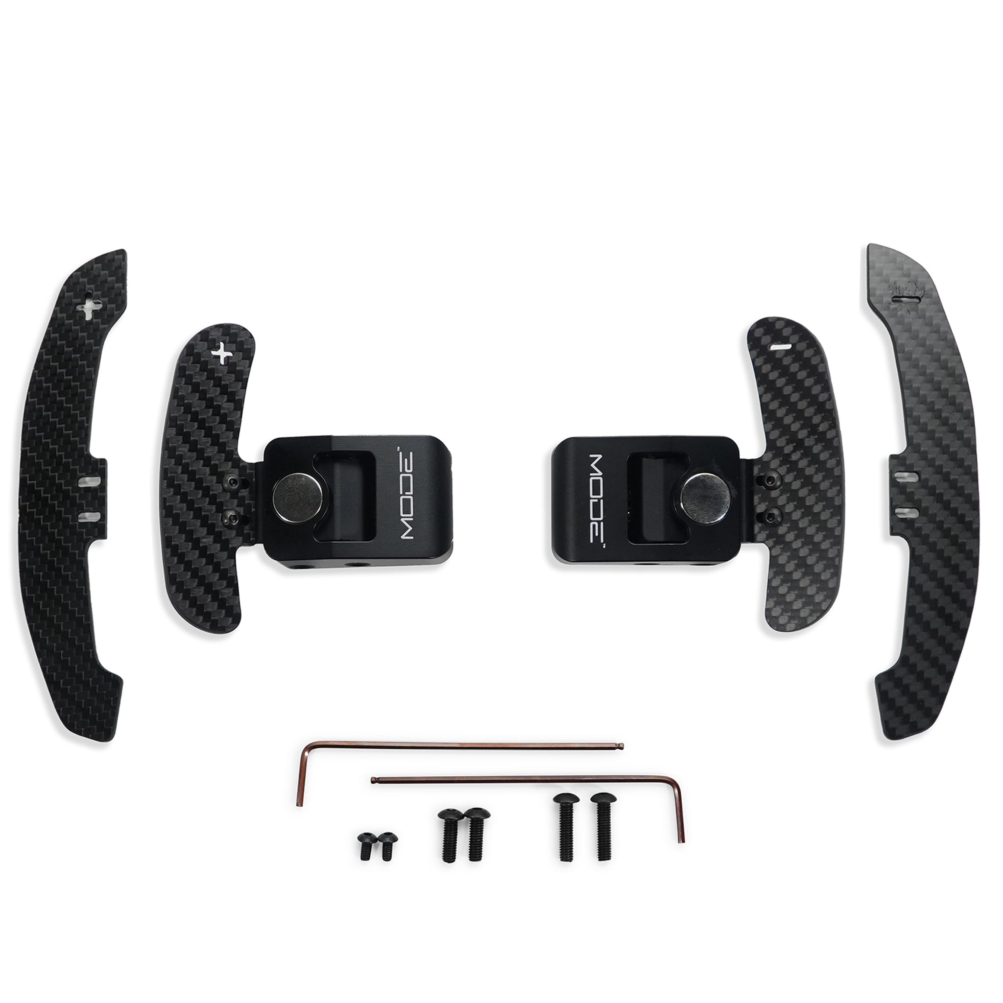 MODE Design Magnetic GT3 Style Billet Alloy Full Replacement Paddle Shifters (OEM Fit) for BMW G-Series M2 G87 M3 G80 G8