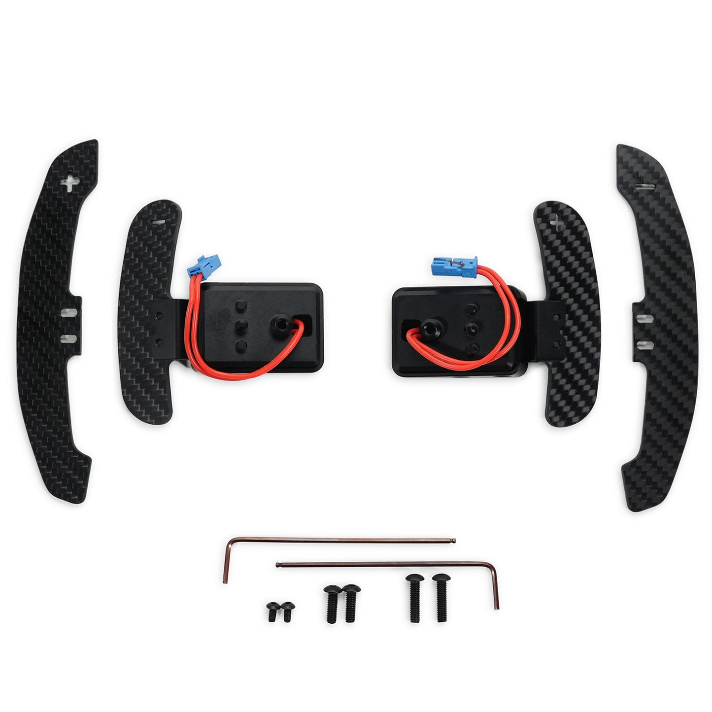 MODE Design Magnetic GT3 Style Billet Alloy Full Replacement Paddle Shifters (OEM Fit) for BMW G-Series M2 G87 M3 G80 G8