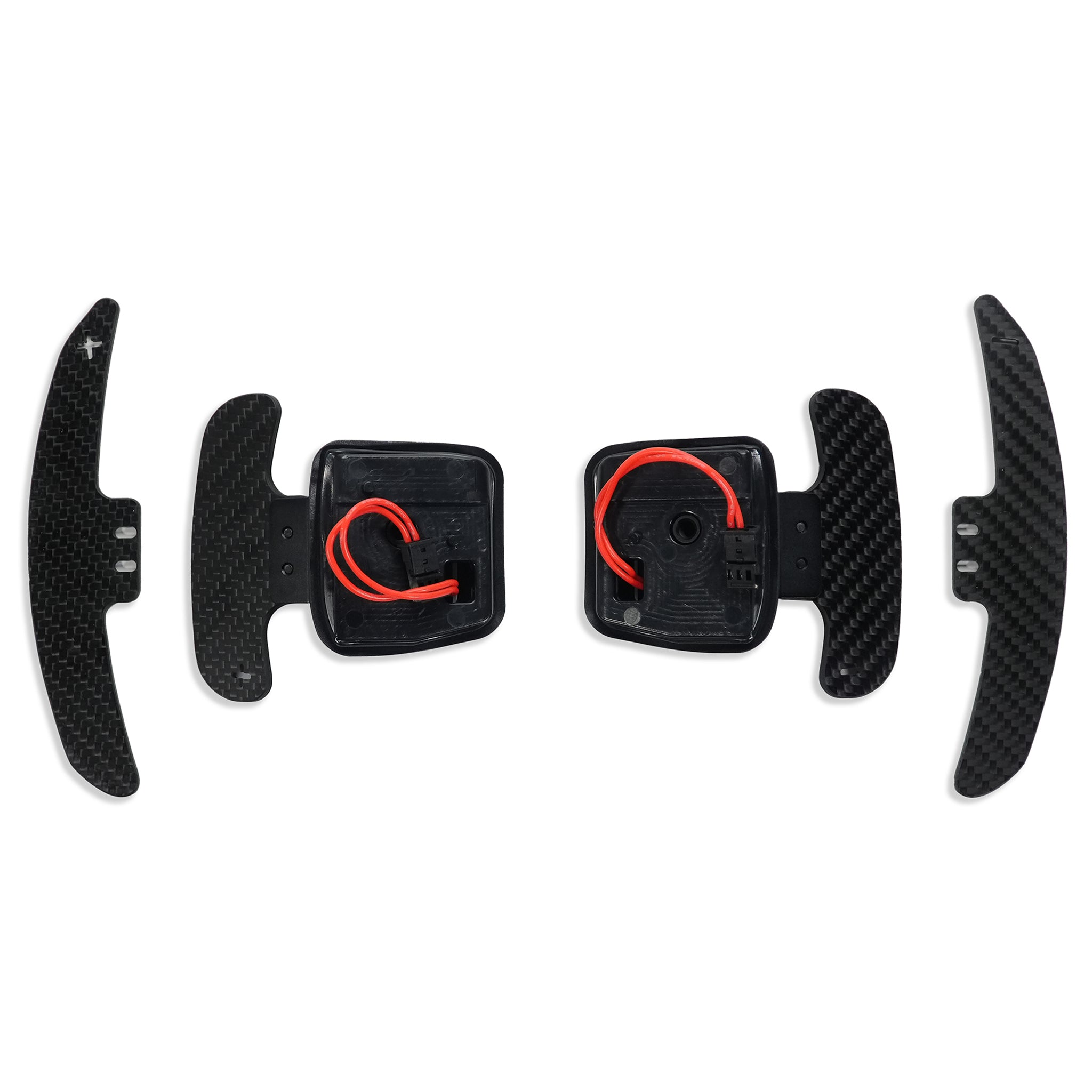 MODE Design Magnetic GT3 Style Carbon Fiber Full Replacement Paddle Shifters (OEM Fit) for BMW M3 E90 E92 E93 & X5M E70 X6M E71