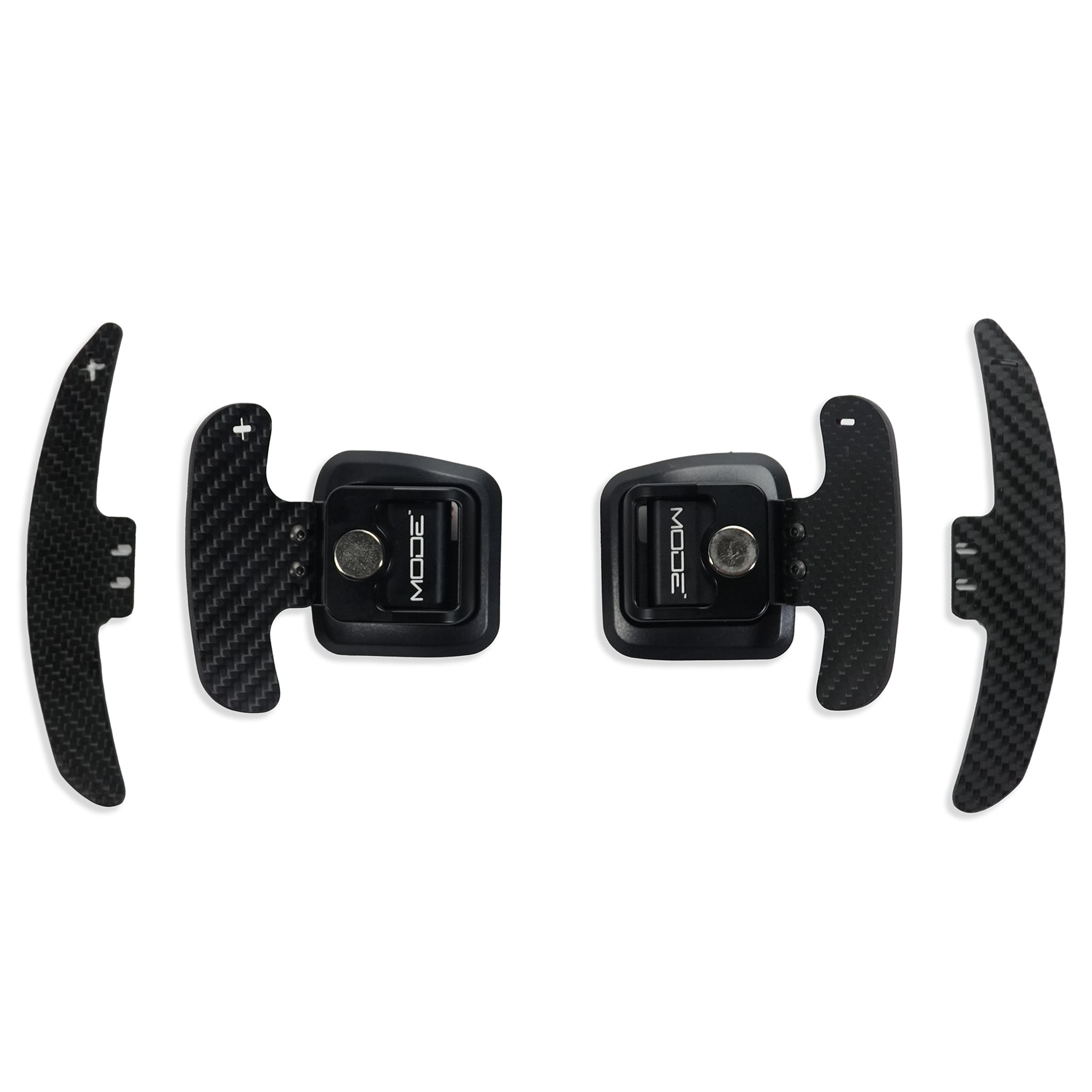 MODE Design Magnetic GT3 Style Carbon Fiber Full Replacement Paddle Shifters (OEM Fit) for BMW M3 E90 E92 E93 & X5M E70 X6M E71