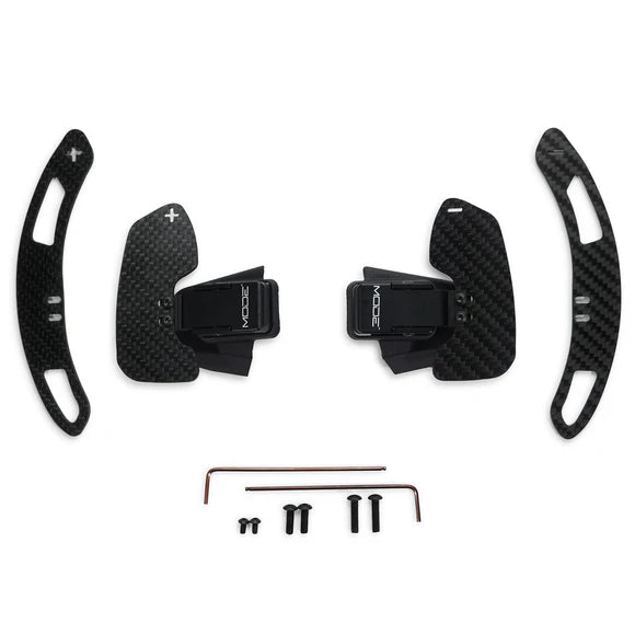 MODE Design Magnetic GT3 Style Carbon Fiber Full Replacement Paddle Shifters (OEM Fit) for VW Golf MK8 GTI & R-Line Models (inc. CC, Passat, Tiguan, Polo) (2021-Present)