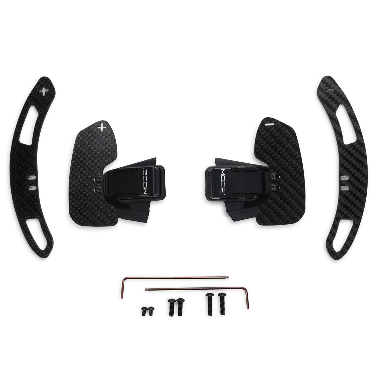 MODE Design Magnetic GT3 Style Carbon Fiber Full Replacement Paddle Shifters (OEM Fit) for VW Golf R GTI MK7 MK7.5 / Polo GTI 6C AW / Scirocco R FL / & R-Line Models