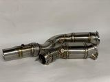 MODE Design 200cpsi Catted Downpipe w. Heatshield S55 BMW M3 F80 M4 F82 M2 Competition F87