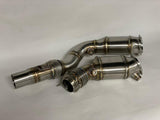 MODE Design 200cpsi Catted Downpipe w. Heatshield S55 BMW M3 F80 M4 F82 M2 Competition F87