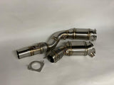 MODE Design 200cpsi Catted Downpipe w. Heatshield S55 BMW M3 F80 M4 F82 M2 Competition F87