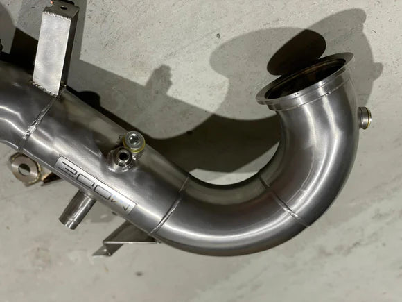MODE Design Decatted 3.5" Downpipe Mercedes Benz A45 / A45s W177 CLA45s C118 GLA45 H247 AMG