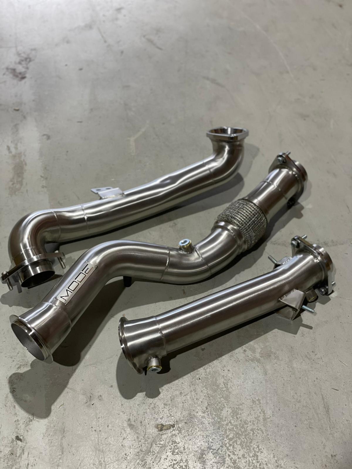 MODE Design Decatted Downpipe S58 BMW M2 G87 M3 G80 M4 G82 (inc. OPF)