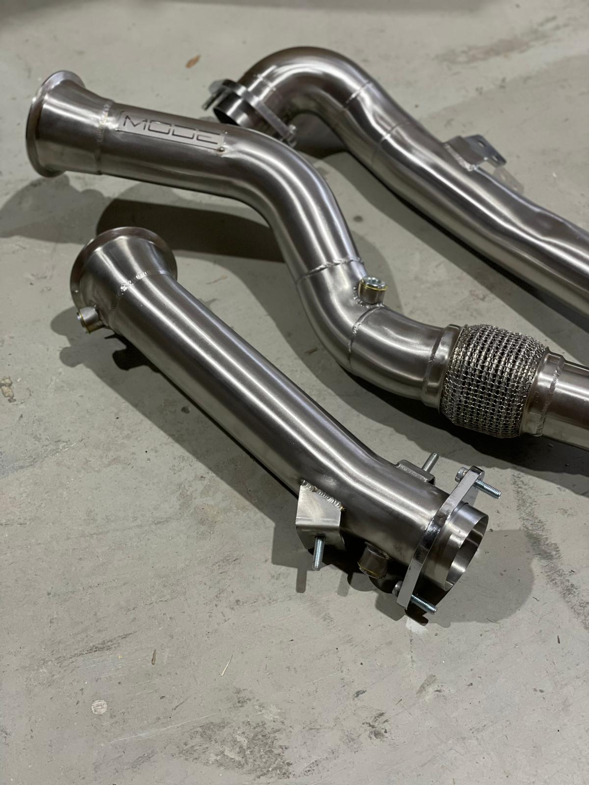 MODE Design Decatted Downpipe S58 BMW M2 G87 M3 G80 M4 G82 (inc. OPF)