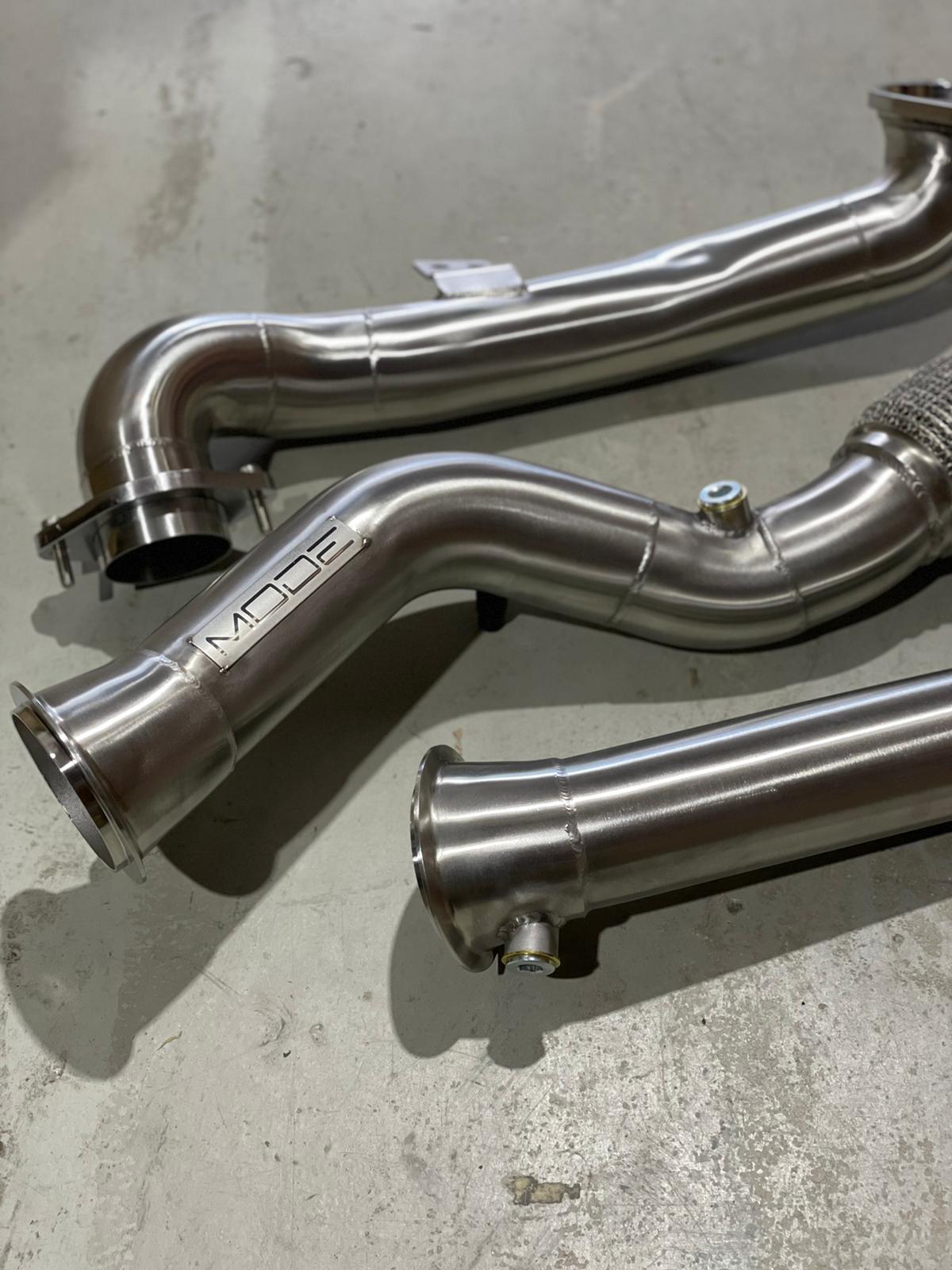 MODE Design Decatted Downpipe S58 BMW M2 G87 M3 G80 M4 G82 (inc. OPF)