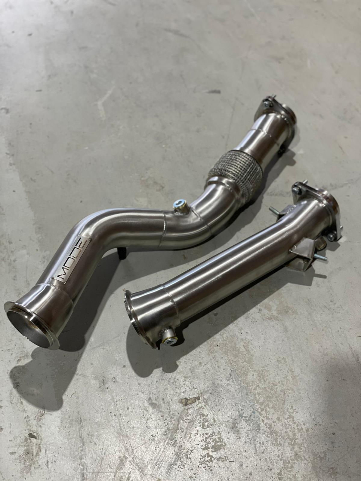 MODE Design Decatted Downpipe S58 BMW M2 G87 M3 G80 M4 G82 (inc. OPF)