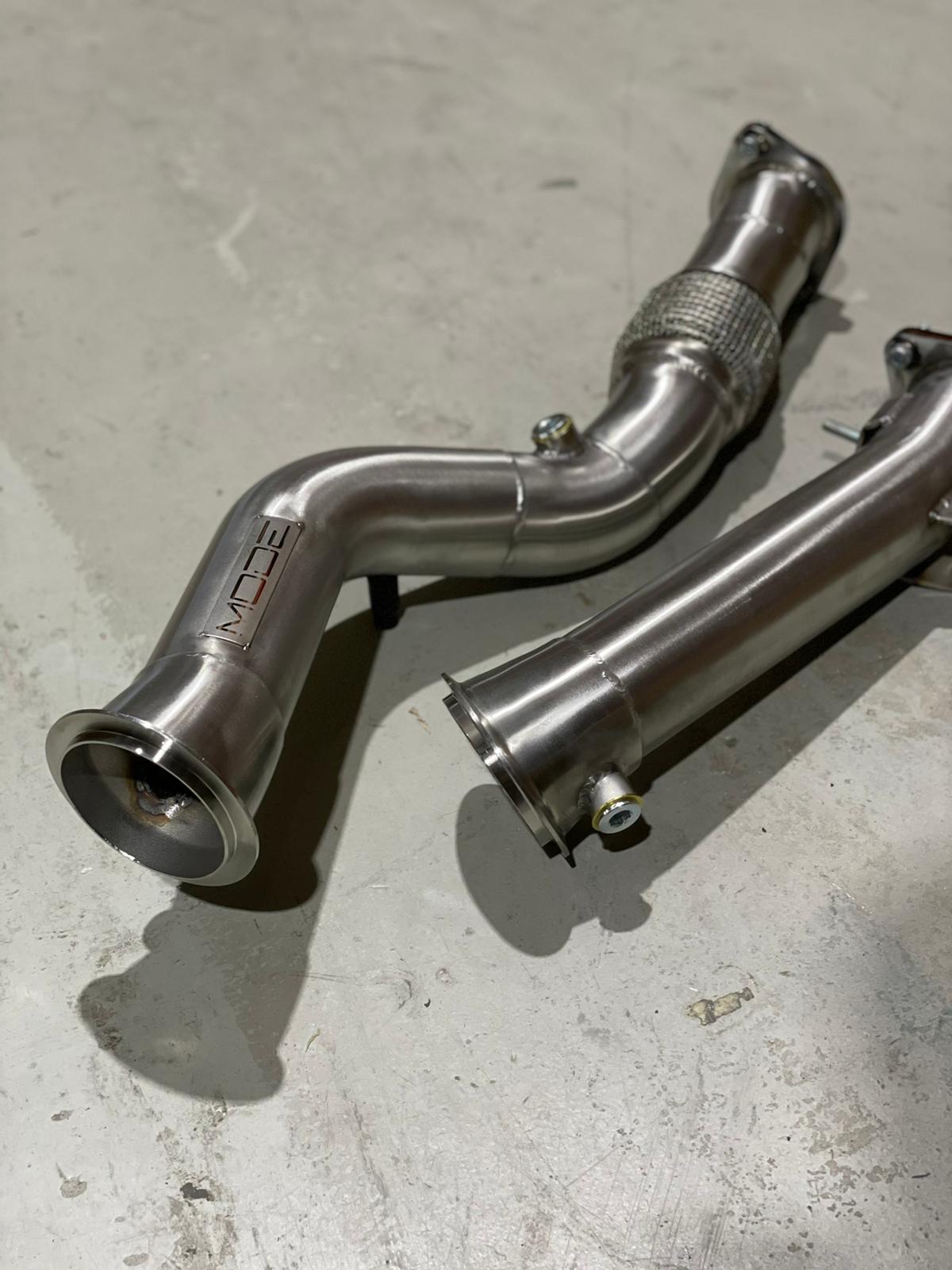 MODE Design Decatted Downpipe S58 BMW M2 G87 M3 G80 M4 G82 (inc. OPF)