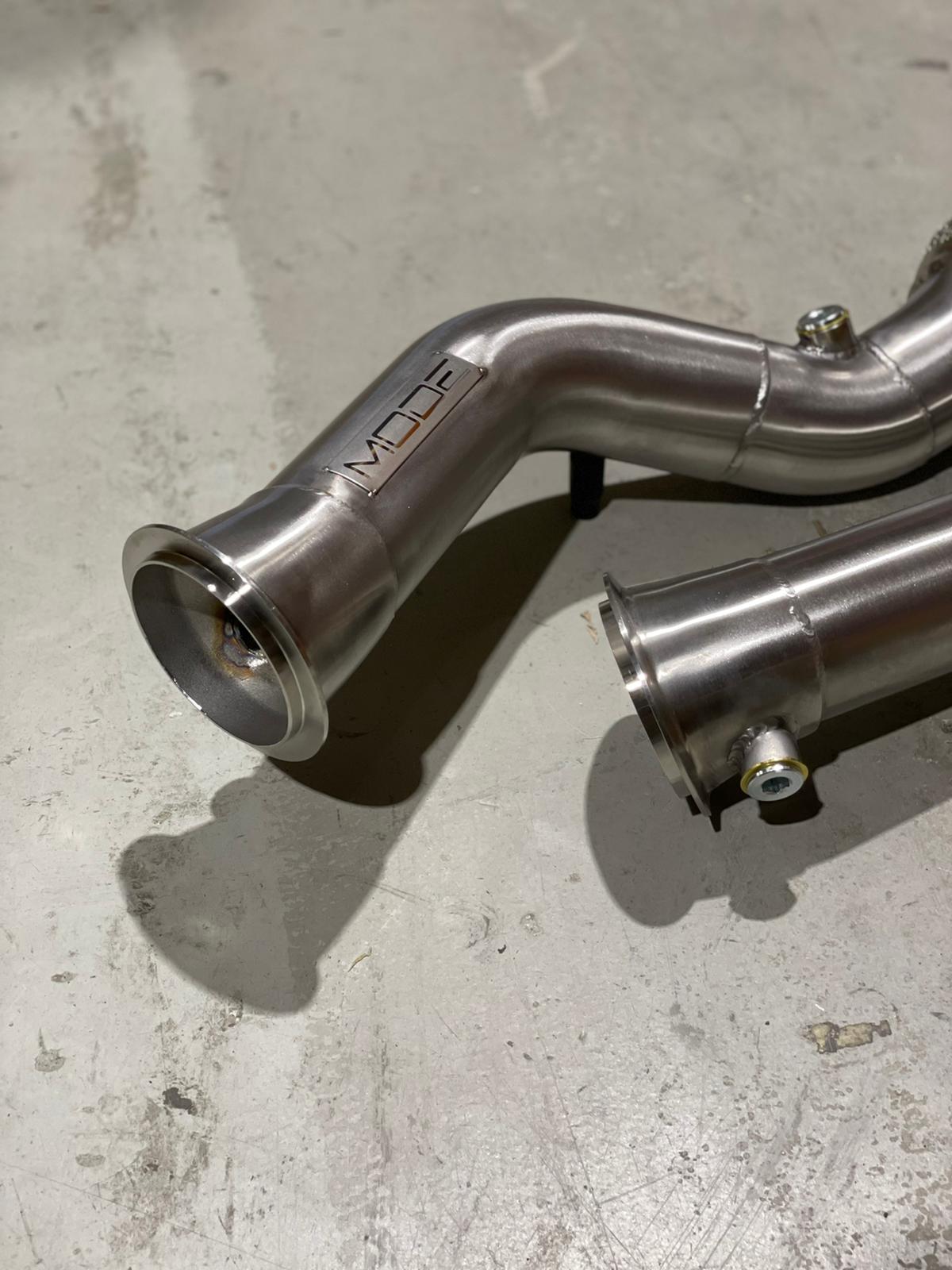 MODE Design Decatted Downpipe S58 BMW M2 G87 M3 G80 M4 G82 (inc. OPF)
