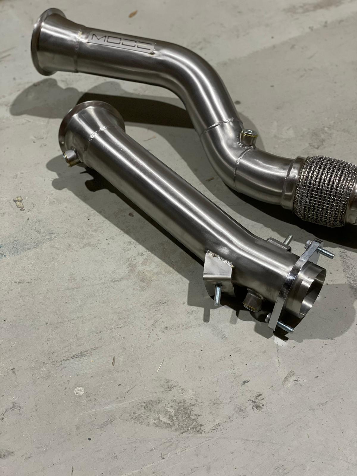 MODE Design Decatted Downpipe S58 BMW M2 G87 M3 G80 M4 G82 (inc. OPF)