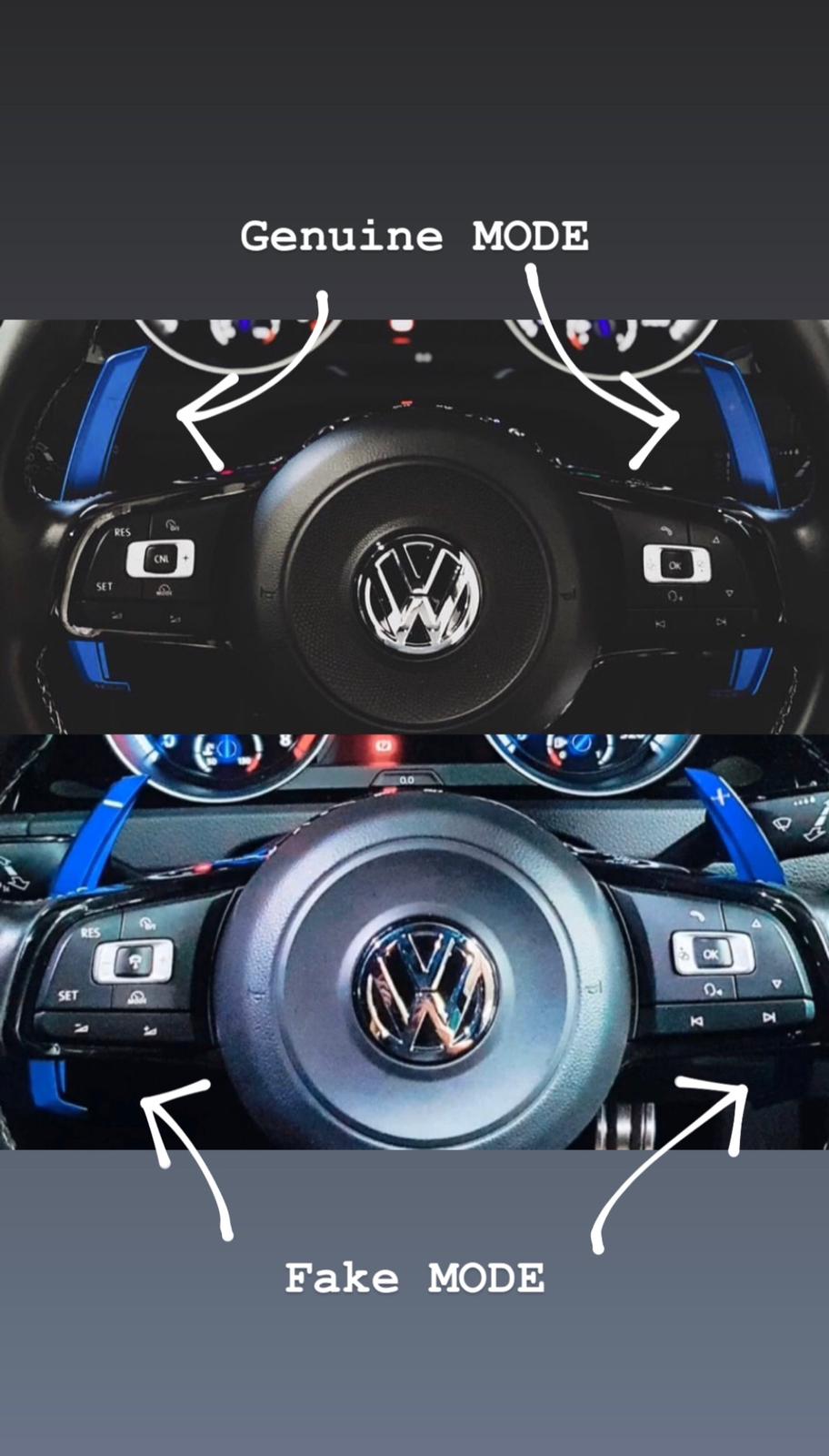 MODE Shift+ DSG Paddle Shifter (OEM Fit) for VW Golf R GTI MK7 MK7.5 / Polo GTI 6C AW / Scirocco R FL / & R-Line Models