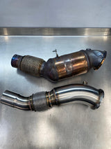 MODE Design RHD Decatted Downpipe B48 for BMW 318i 320i 330e 330i G20 G21 G28 420i 430i G22 G23 G26 530i G30 G31 X3 30i G01 G02 Z4 G29 inc. xDrive (2019-Present)