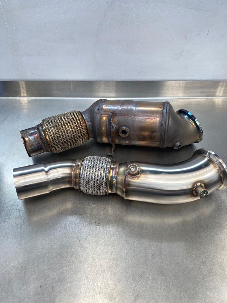 MODE Design RHD 200cpsi Catted Downpipe B48 for BMW 120i 125i F20 220i 230i F22 320i 330e 330i F30 420i 430i F32 630i 730i inc. xDrive (2016-Present)