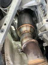 MODE Design 200cpsi Catted Downpipe w. Heatshield N55 EWG BMW M135i F20 M235i F22 335i F30 435i F32 & M2 F87