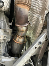 MODE Design 200cpsi Catted Downpipe w. Heatshield N55 EWG BMW M135i F20 M235i F22 335i F30 435i F32 & M2 F87