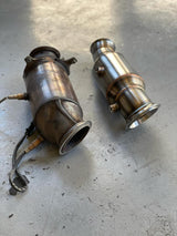 MODE Design 200cpsi Catted Downpipe w. Heatshield N55 EWG BMW M135i F20 M235i F22 335i F30 435i F32 & M2 F87