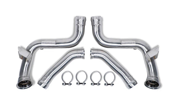 MODE Design 200cpsi Catted 3.5" Downpipes w. Heat Shield GLC63s AMG Mercedes Benz X253 C253