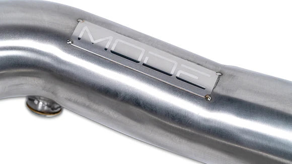 MODE Design Decatted Downpipes w. Heatshield for McLaren 720S / 765LT 4.0T V8 M840T