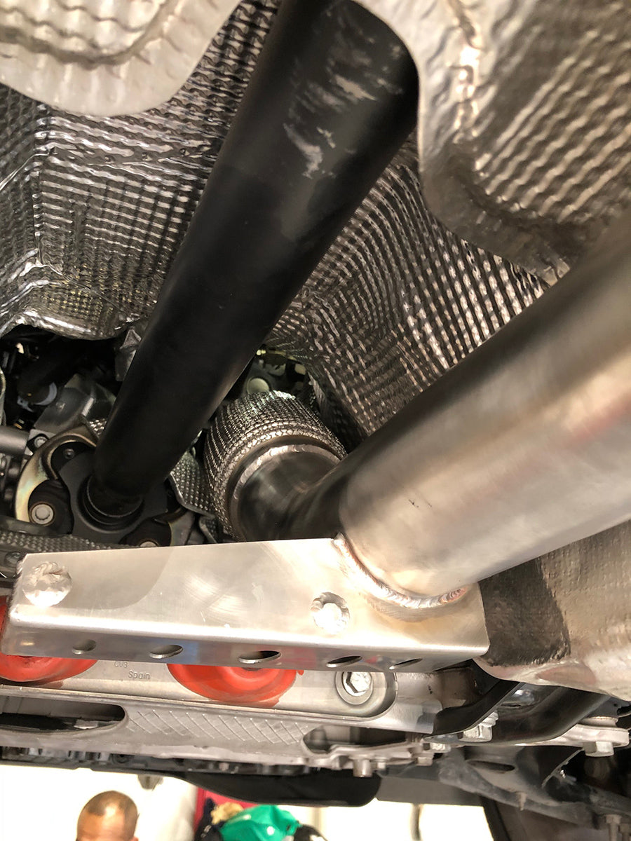 MODE Design 200cpsi Catted 3.5" Downpipe for MQB AWD VW Tiguan 132TSI 162TSI & Skoda Kodiaq Superb 2.0T EA888