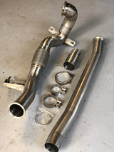 MODE Design 200cpsi Catted 3.5" Downpipe MQB AWD VW Golf MK7 MK7.5 R Audi A3 S3 8V TT TTS 8S 8S 1.8T / 2.0T EA888