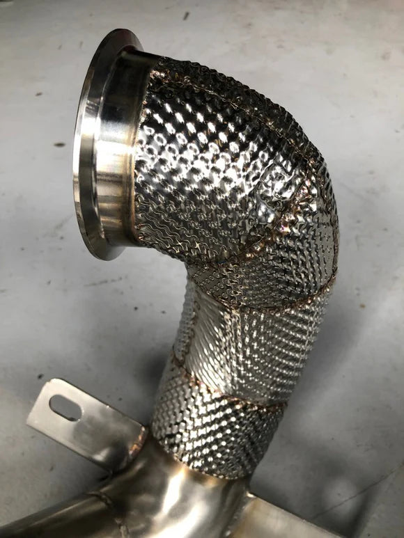 MODE Design Decatted 3.5" Downpipe MQB FWD VW Golf MK7 MK7.5 GTI GLI & Audi A3 8V 1.8T / 2.0T
